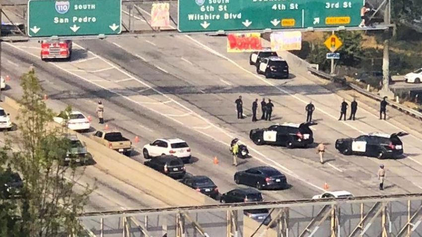 110 South freeway today 110 South freeway today