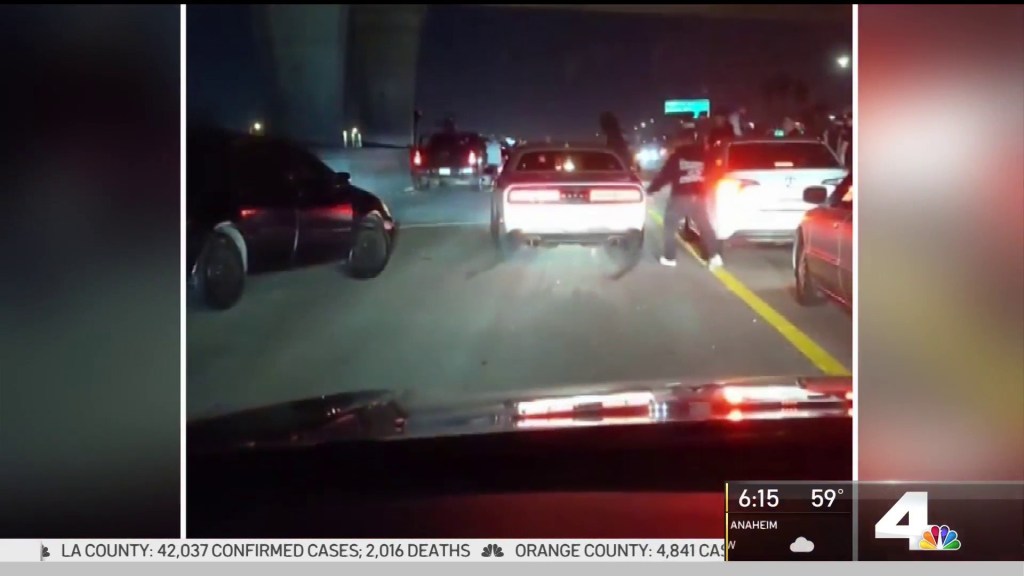5 Freeway Takeover Brings Traffic To A Stop Nbc Los Angeles