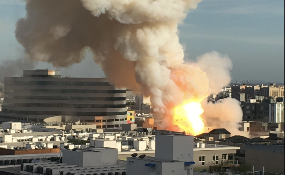 Fire damages smokestack at Great American Ball Park