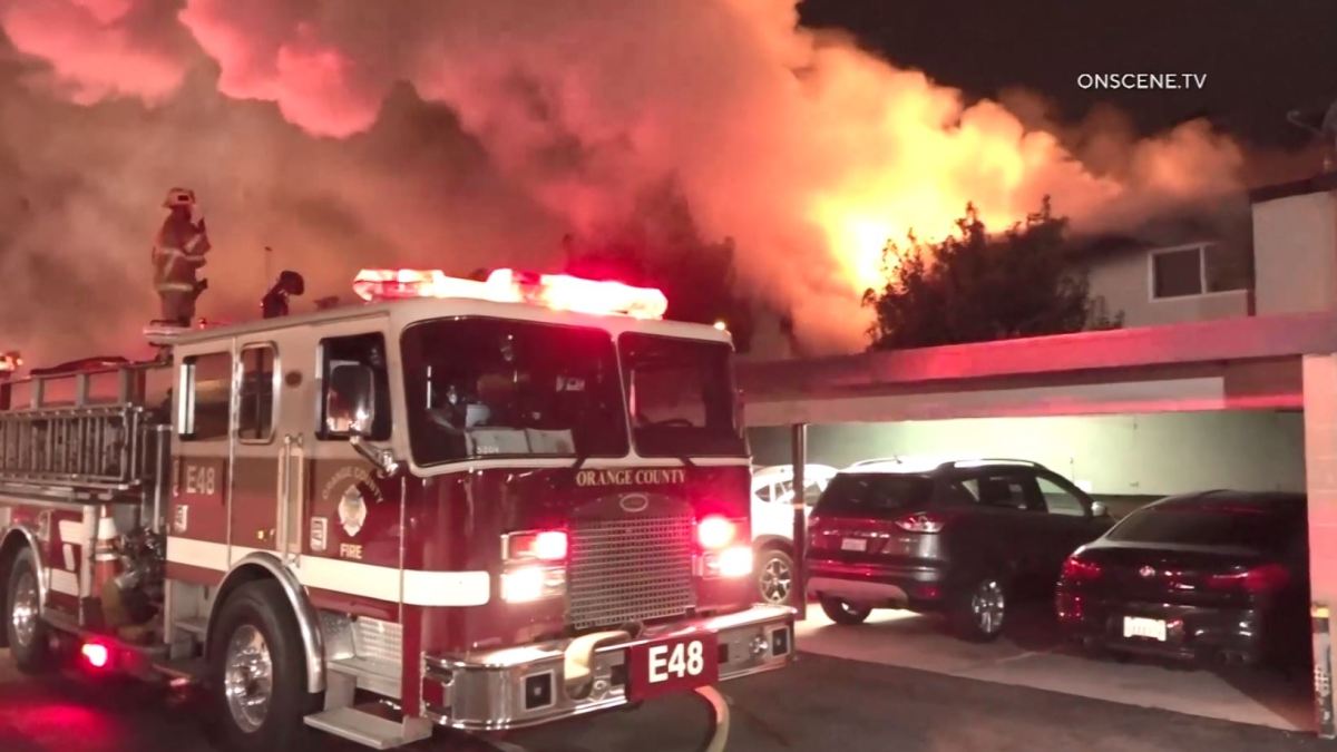 2 Hurt, Dozens Displaced Following Three-Alarm Blaze at Seal Beach