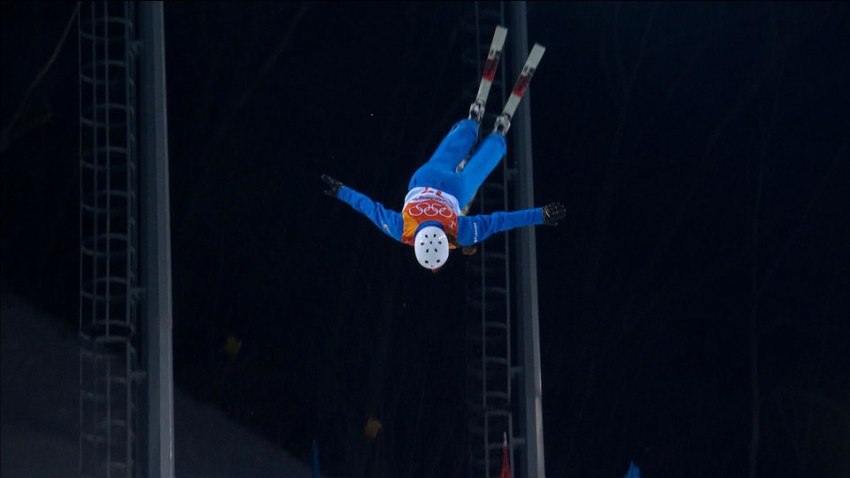 Madison Olsen Kicks Off Aerials Final With Clean Jump Nbc Los Angeles