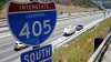405 Freeway lanes reopen after suspicious package investigation