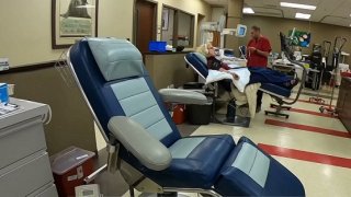 The American Red Cross is continuing to hold blood drives while following government guidance amid the coronavirus pandemic.