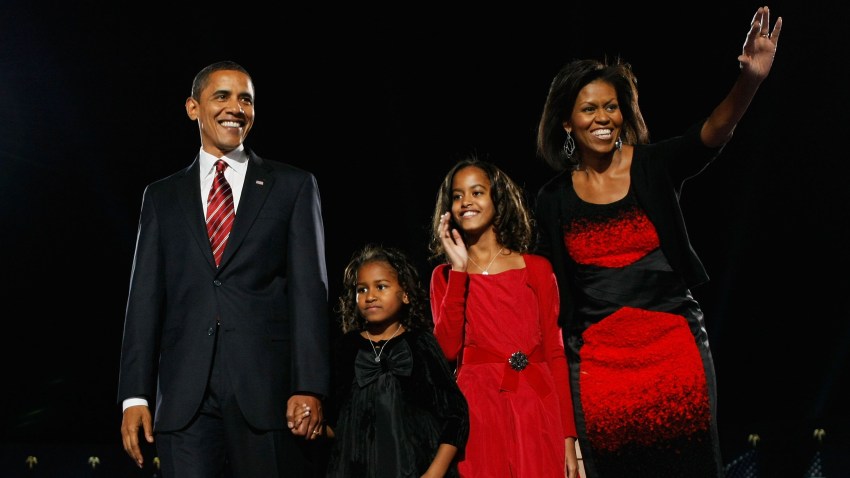 Michelle Obama red Narciso Rodriguez