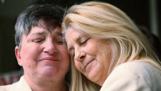 Robin Tyler and Diane Olson