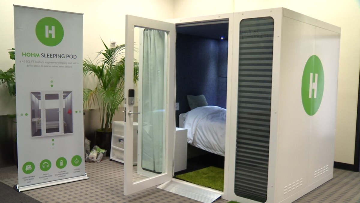 HighTech Sleeping Pods Among New Ideas Being Tested At Airport