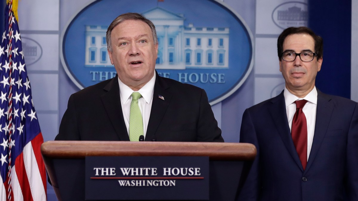 Trump Ups Iran Accusations, Says 4 US Embassies Targeted 1