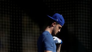 Los Angeles Dodgers center fielder Cody Bellinger at spring training in Arizona.