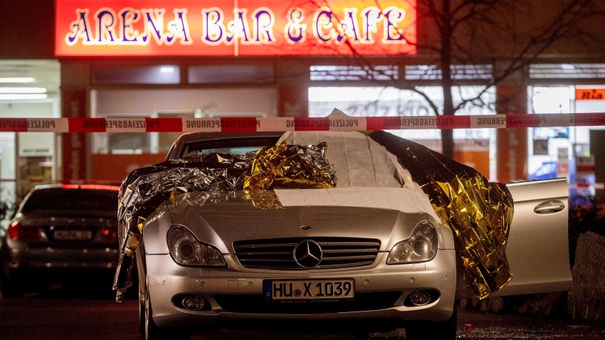 shot up car in Germany