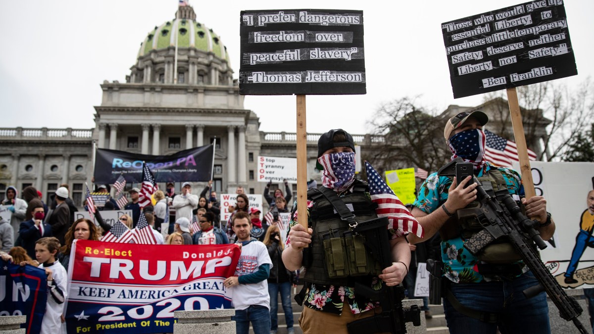 Swing-State Republicans Pin Virus Fallout on Democrats 1
