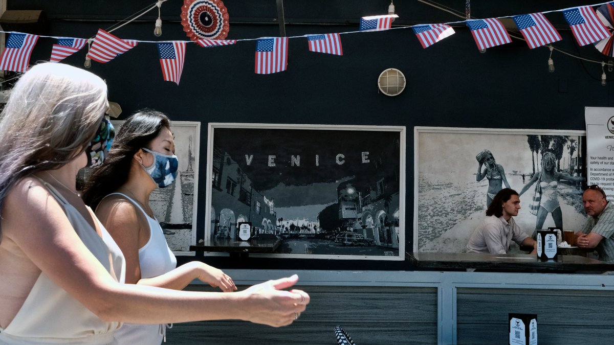 Californians Celebrate July 4 With Virtual Parades, Masks NBC Los Angeles