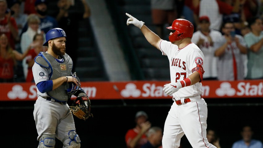 Dodgers Angels Baseball