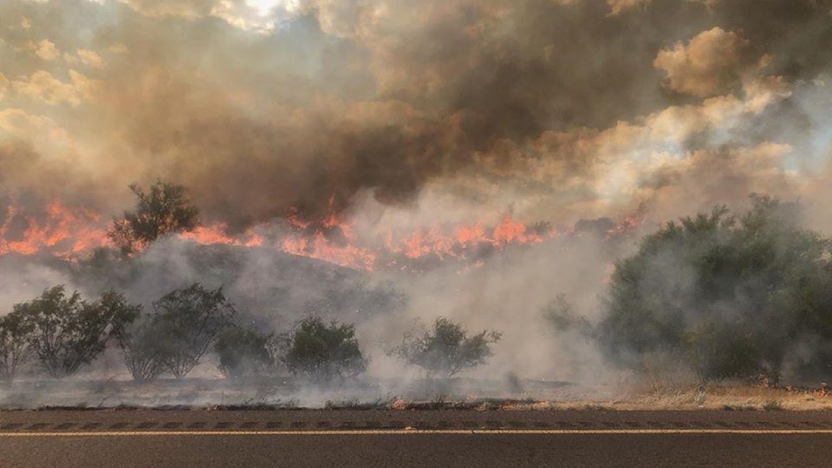 Fire Weather Persists In The Antelope Valley, Where Triple-Digit Heat ...