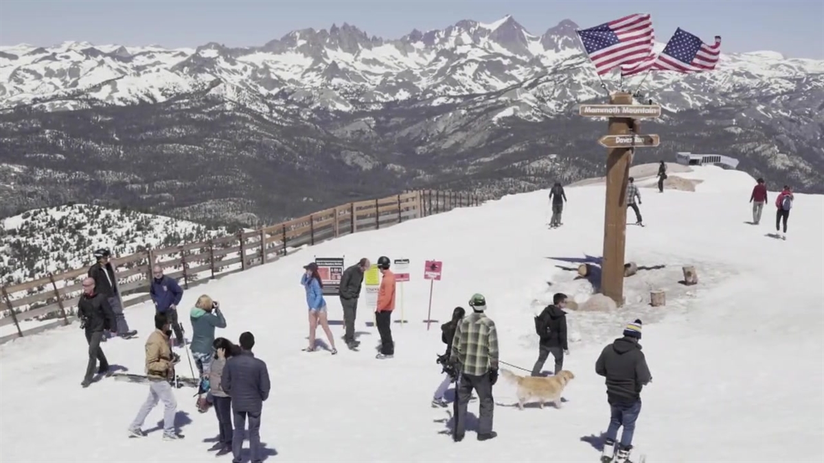More Than 10 Feet of Snow at Mammoth Mountain Summit NBC Los Angeles