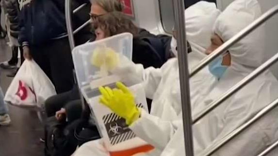 Teens Prank Riders by Spilling ‘Coronavirus’ on NYC Subway
