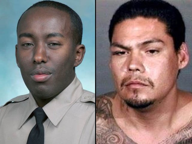 Deputy Mohamed Ahmed and suspect Nestor Torres
