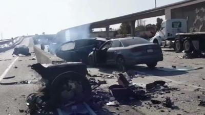 Driver Dies Following Fiery Tesla Model X Crash On Us Hwy