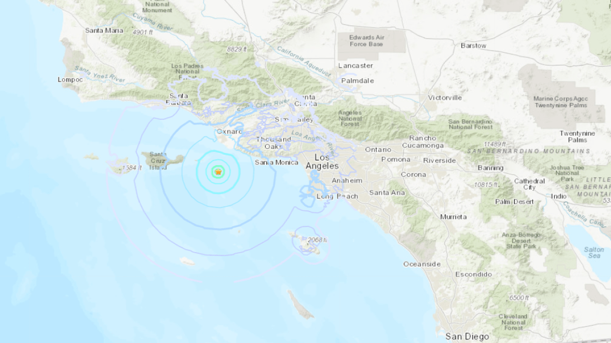 Magnitude 4.0 Earthquake Strikes Off of Port Hueneme NBC Los Angeles