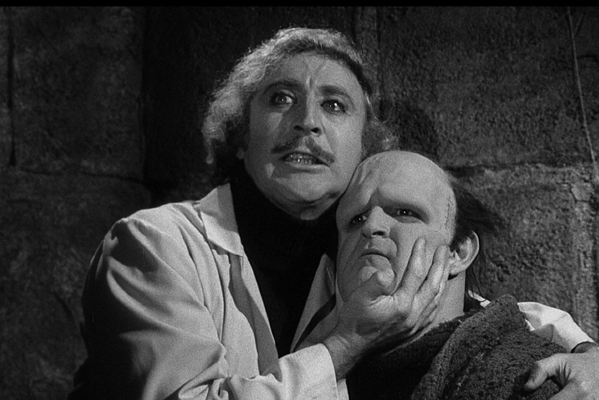 Gene Wilder and Peter Boyle in "Young Frankenstein" (1974).
