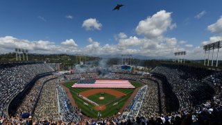 Dodger Stadium Opening Day