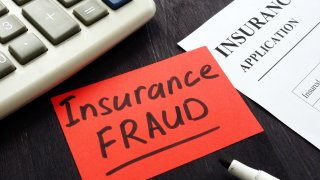 Insurance fraud sign