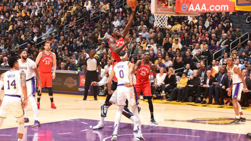 Raptors Beat Lakers