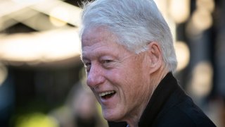 Former President Bill Clinton at the 100th annual Veterans Day Parade, in New York City, on Nov. 11, 2019.