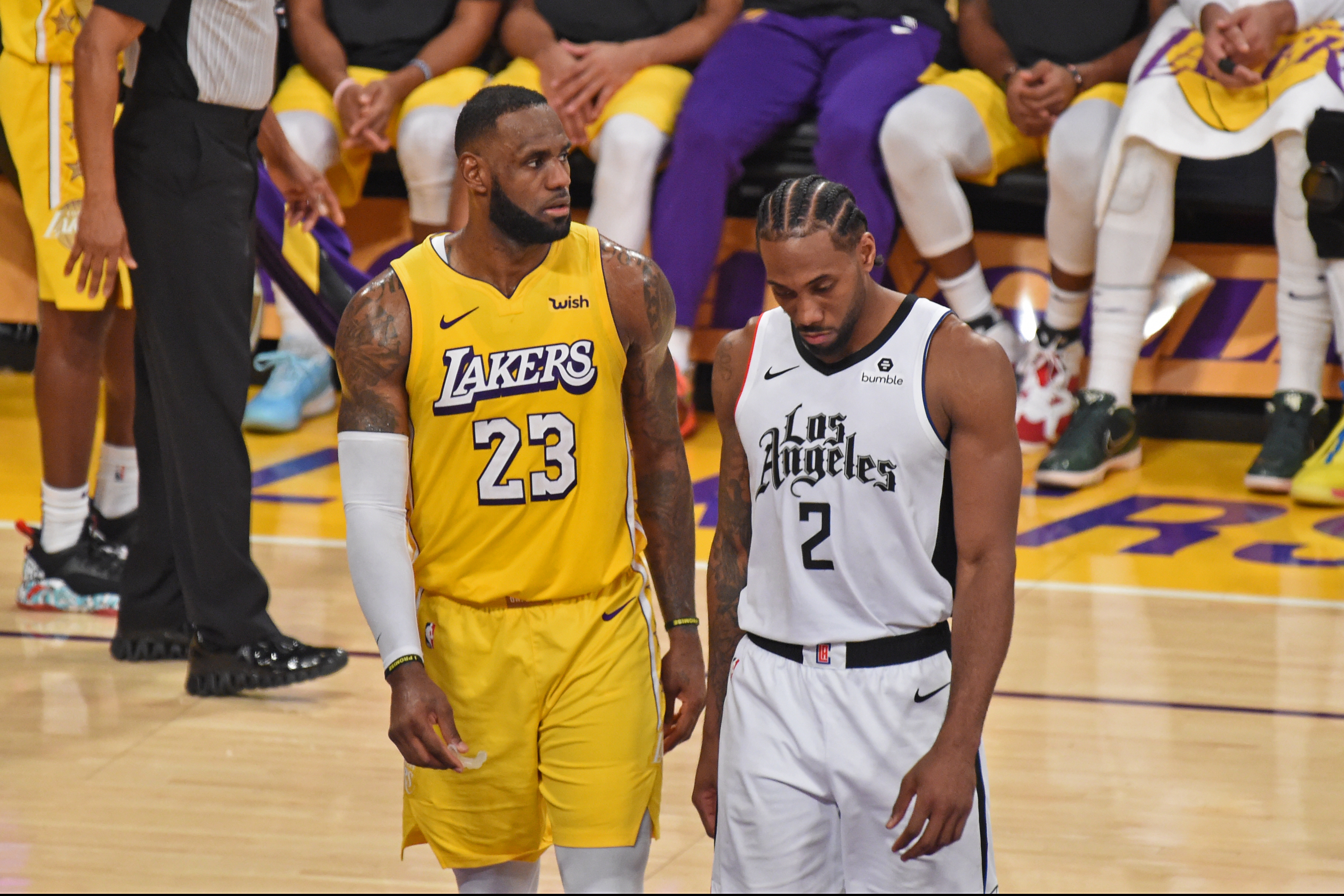 LeBron James on Lakers Clinching a Playoff Berth – NBC Los Angeles