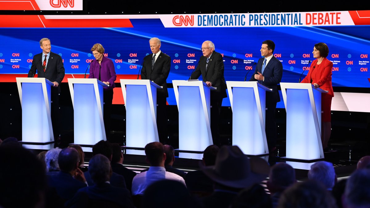 Recap Democrats Face Off Before Iowa Caucuses NBC Los Angeles