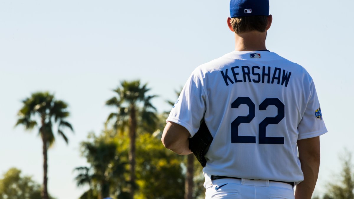 Los Angeles Dodgers Clayton Kershaw 22 Great Player Mlb Baseball