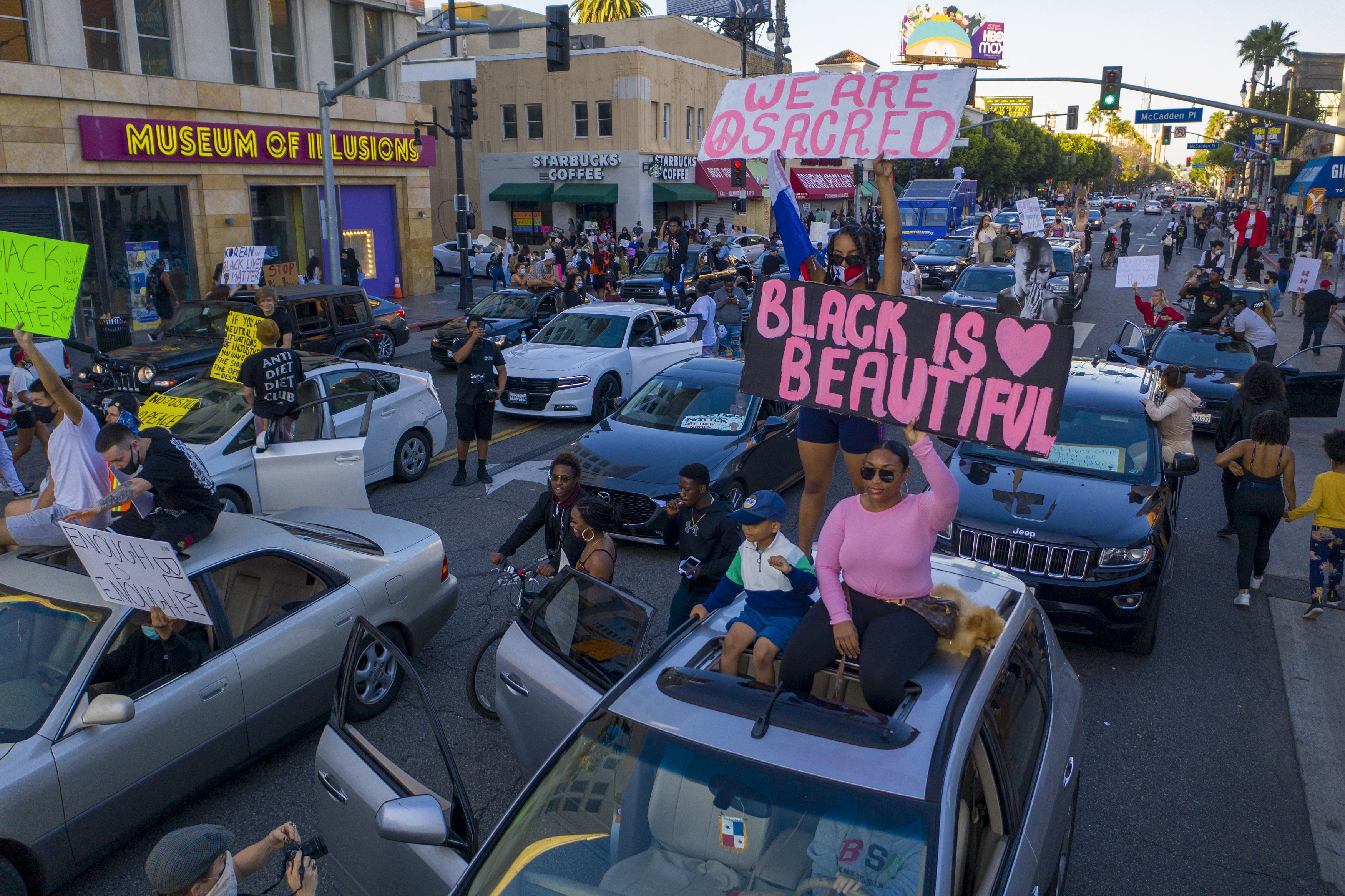 Photos: Powerful Messages of Peace and Unity at Protests in Southern ...