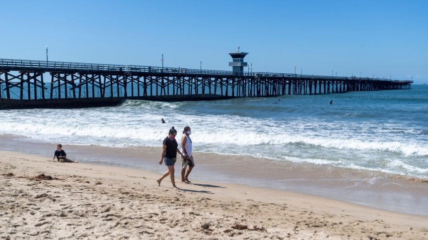 Eisenhower Park and Seal Beach Pier