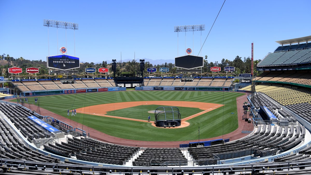 New Center Field Backdrop Has Dodgers Hitters Adjusting – NBC Los