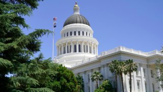 The Capitol Building in downtown Sacramento.