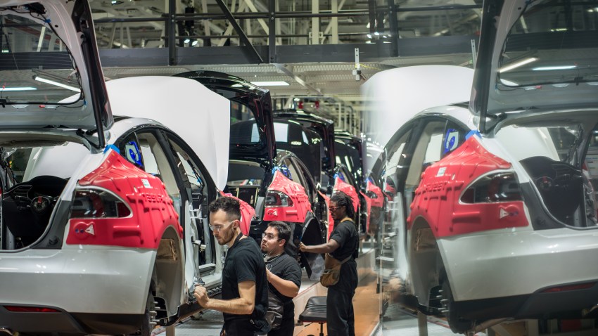 Tesla Car Factory Fremont, California