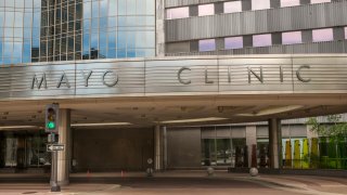 a Mayo Clinic entrance