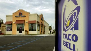 A Taco Bell restaurant in Canoga Park is pictured.