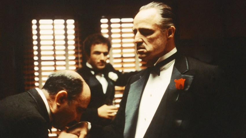 A scene from "The Godfather"