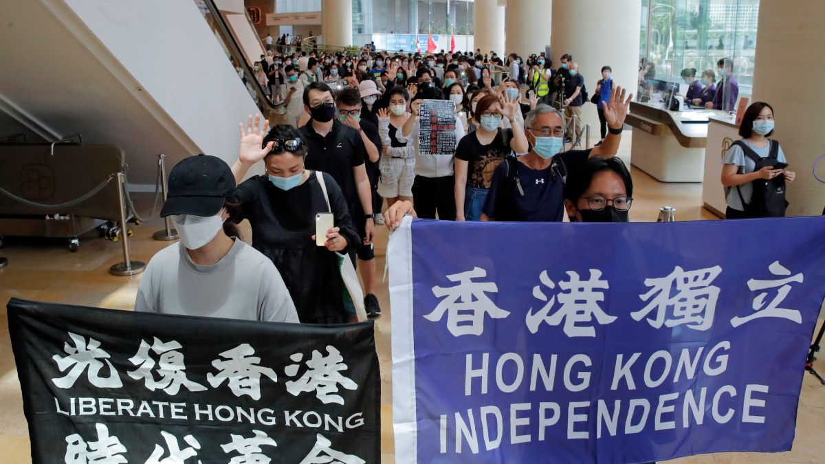 Hong Kong Protest Marks Anniversary of Violent Police Clash 1