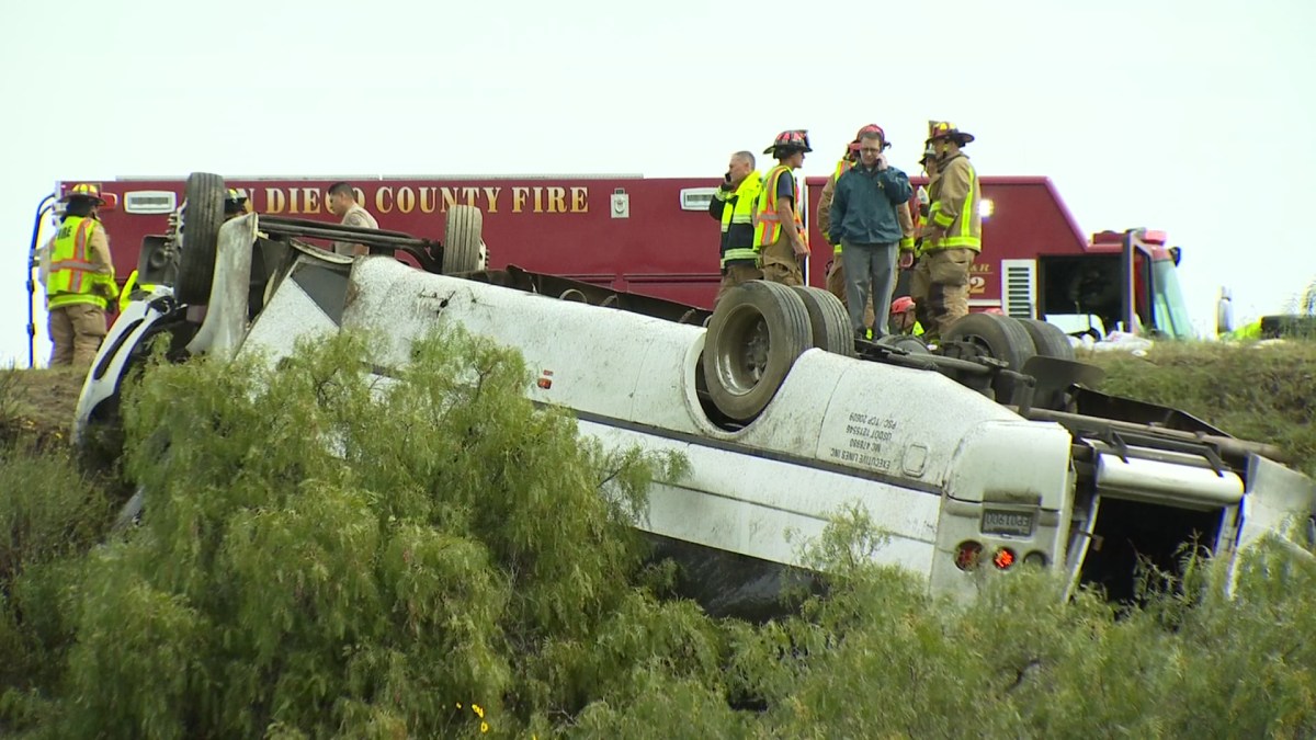 2 Victims ID'd, CHP Details Deadly Charter Bus Rollover Crash in Fallbrook NBC Los Angeles