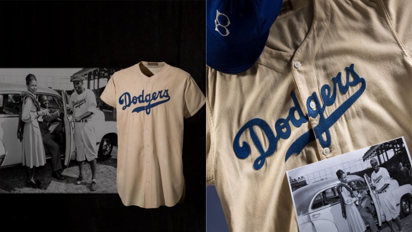 Rare Jackie Robinson Rookie Jersey Up For Auction – NBC Los Angeles