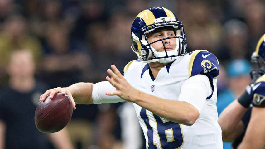 Jared goff 3 tds but rams lose