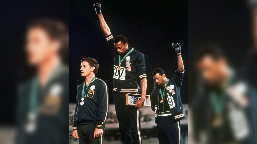 Carlos and Smith Reflect on 1968 Olympics Protest 50 Years ...