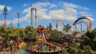 Knott's Berry Farm Daytime Skyline Image