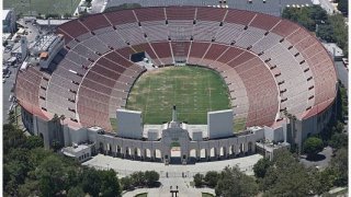 LA Coliseum Aerial
