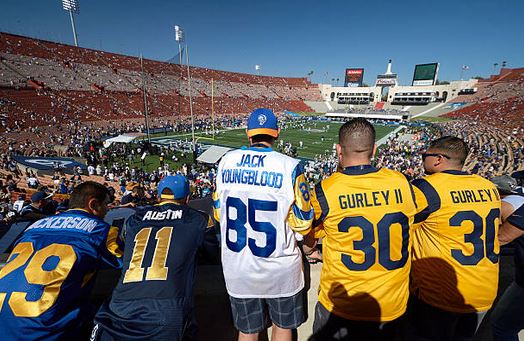 rams gurley throwback jersey