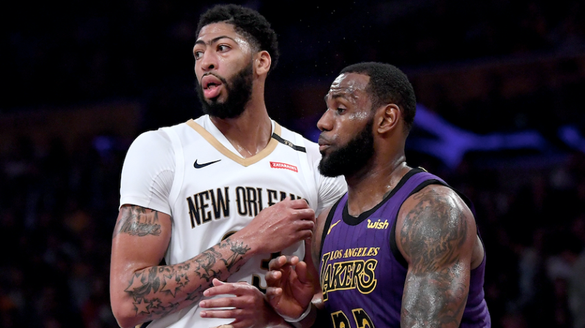 LeBron James and AD