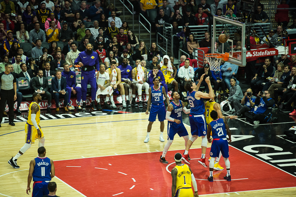 Lakers And Clippers Court - Hamadasa