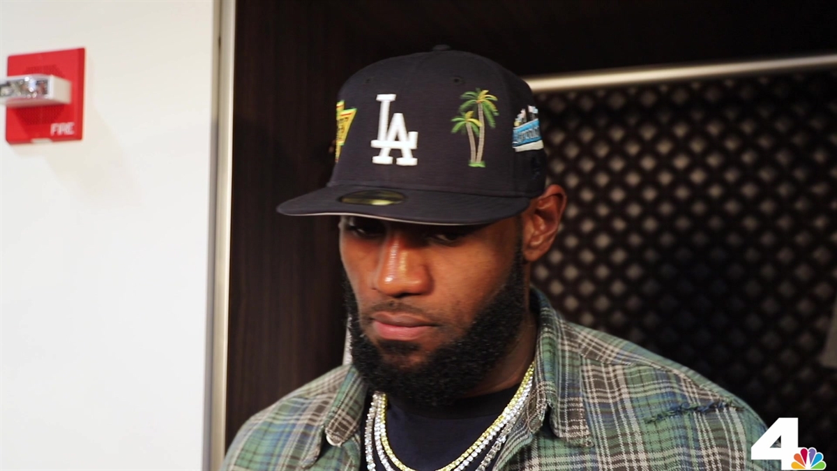 Lebron James On Lakers Clinching A Playoff Berth Nbc Los Angeles