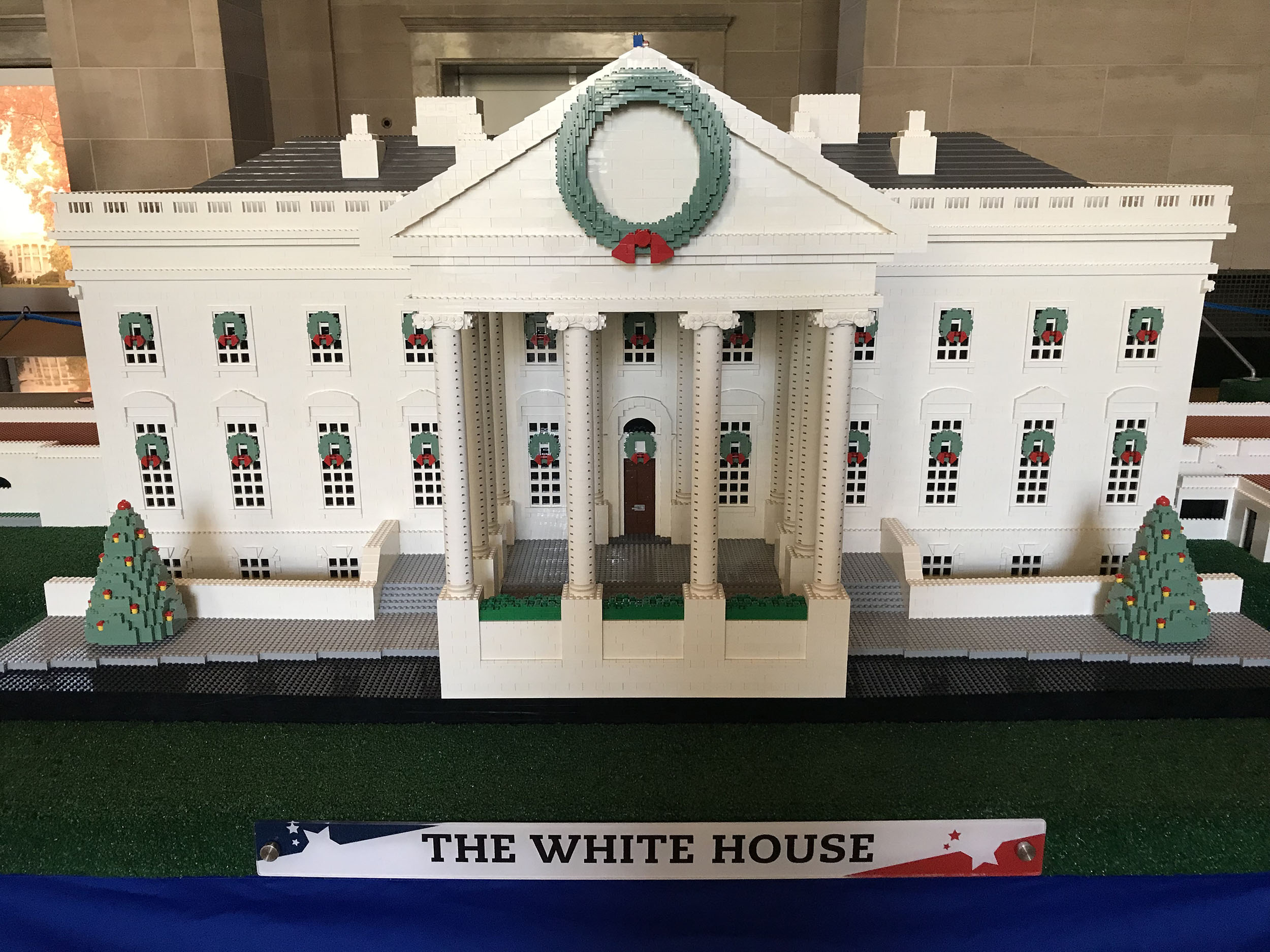 LEGO White House Unveiled at Visitors Center NBC Los Angeles